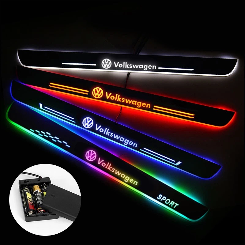 For VW Touareg II Door Sill Paint Protection Film Black Matte 2183