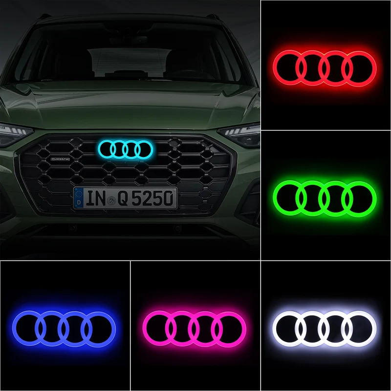 Badge Light Glowing Car Emblem Cool Car Accessories For Audi A8