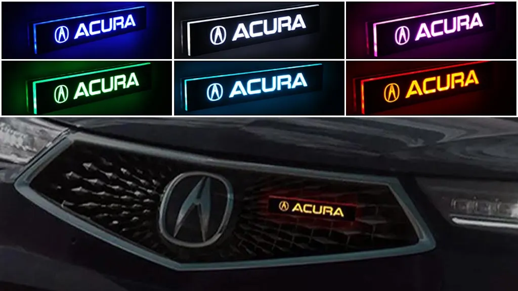 How to choose the right Acura, Dodge, and Lexus logo car lighting for your vehicle