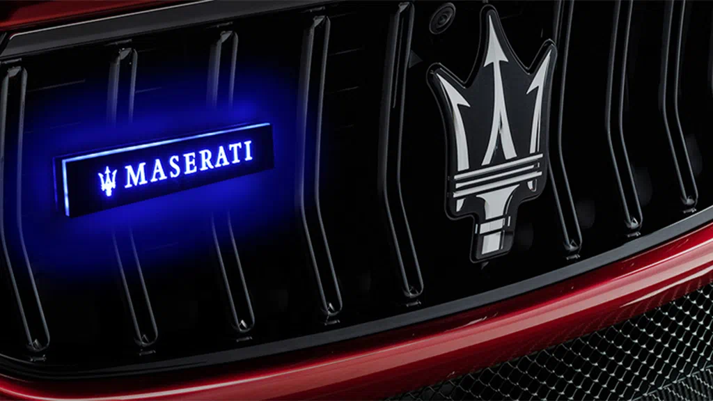 Maserati logo Car Grill Light