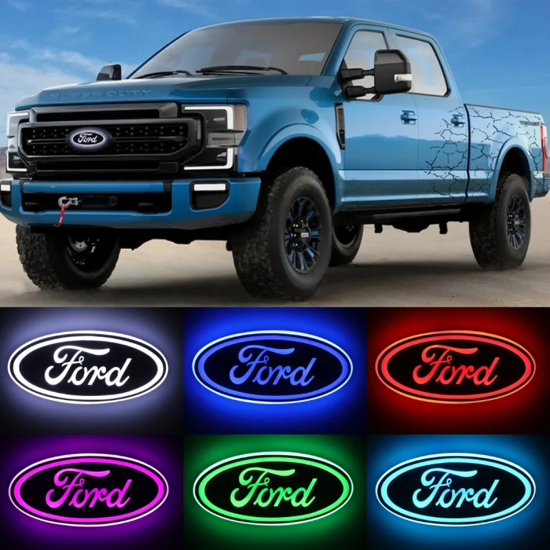 Ford Super Duty F250 F350 Emblem Lights For Cars