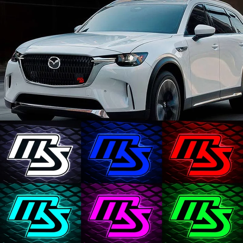 Illuminated Mazda MS Badge Grill Emblem