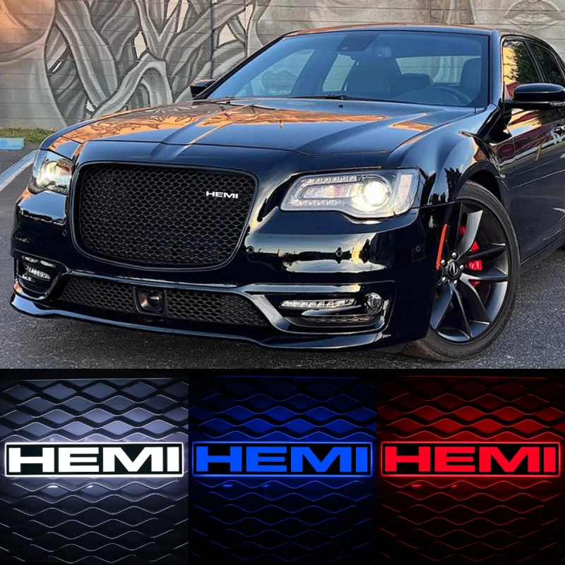 Lighted Hemi Emblem Grille Badge